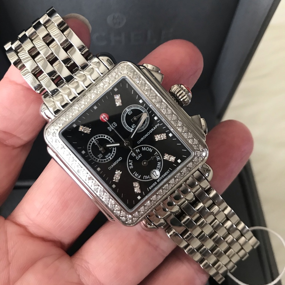 Michele Diamond Deco Ladies Watch